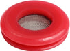 39557 Midland Truck & Trailer Gladhand Seal - Emergency Red with Screen Filter - Polyurethane