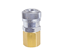 3R5205 ZSi-Foster Quick Disconnect 3FRL Series 1/2" Automatic Socket - 1/2" FPT - Brass/Steel