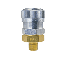 3R5105 ZSi-Foster Quick Disconnect 3FRL Series 1/2" Automatic Socket - 3/8" MPT - Brass/Steel