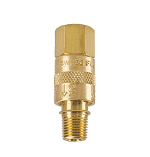 3W375 ZSi-Foster "Fost-Air" 3-Way Sleeve Valve - 3/8" Male NPT - Brass