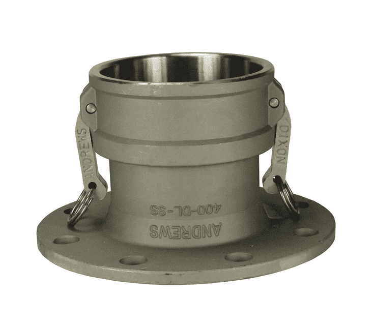 600-DL-SS Dixon 6" 316 Stainless Steel Coupler x 150# Flange