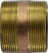 40203 (40-203) Midland Lead Free Schedule 40 Seamless Nipple - 3" Diameter - 4" Length - Red Brass