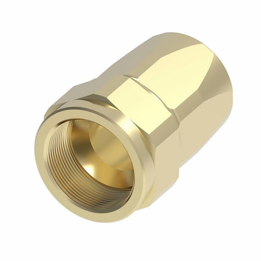 411-16B Aeroquip by Danfoss | Female 37° JIC Swivel 100R5 Reusable Hose Fitting (3 Piece) | -16 Female 37° JIC Swivel x -16 Reusable Hose End | Brass