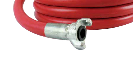 4122-0075-050 Jason Industrial 4122 Jackhammer Hose Assembly - Red - 150 PSI - Universal End - 3/4" ID - 1.16" OD - 50ft