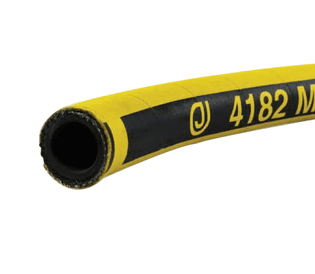 4182-0200-050 by Jason Industrial | 4182 Series | MSHA Mine Spray Hose | 1000 PSI | 2" ID | 2.60" OD | Yellow | NBR/SBR | 50ft