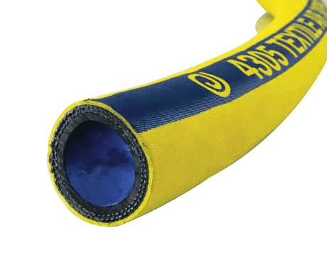 4305-0100-100 Jason Industrial 4305 Textile Reinforced Air Hose - Bright Yellow - 300 PSI - 1" ID - 1.46" OD - 100ft
