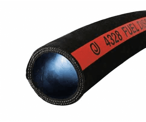 4328-0500-100 by Jason Industrial | 4328 Series | Fuel Discharge Hose | 300 PSI | 5" ID | 5.67" OD | Black | Nitrile | 100ft