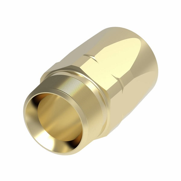 44-412-40-40 Aeroquip by Danfoss | Male Pipe 100R5 Reusable Hose Fitting (3 Piece) | -40 Male Pipe x -40 Reusable Hose End | Brass & Bronze