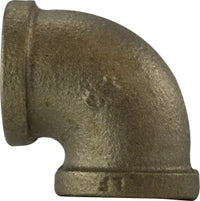 44102LF (44-102LF) Midland Lead Free 90° Elbow Fitting - 3/8" Female Pipe x 3/8" Female Pipe - Bronze