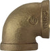 44103 (44-103) Midland 90° Elbow Fitting - 1/2" Female Pipe x 1/2" Female Pipe - Bronze