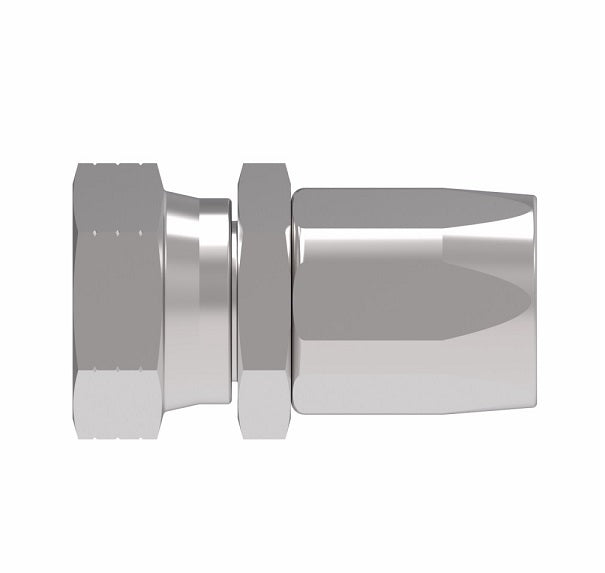 259-4411-16 Aeroquip by Danfoss | Female 37° JIC Swivel 100R5 Reusable Hose Fitting (2 Piece) | -16 Female 37° JIC Swivel x -16 Reusable Hose End | Stainless Steel