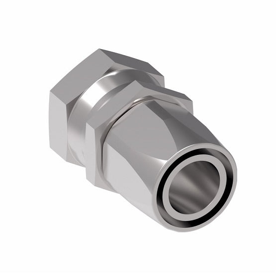 4411-24S Aeroquip by Danfoss | Female 37° JIC Swivel 100R5 Reusable Hose Fitting (2 Piece) | -24 Female 37° JIC Swivel x -24 Reusable Hose End | Steel