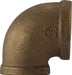 44131 (44-131) Midland Reducing 90° Elbow Fitting - 1" Female Pipe x 3/4" Female Pipe - Bronze