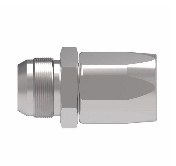 4414-24S Aeroquip by Danfoss | Male 37° JIC Flare 100R5 Reusable Hose Fitting | -24 Male 37° JIC Flare x -24 Reusable Hose End | Steel