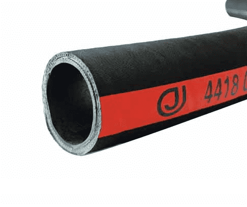 4418-0200-100 by Jason Industrial | 4418 Series | Crude Oil Waste Pit Suction Hose | Smooth Cover | 150 PSI | 2" ID | 2.50" OD | Black | 100ft