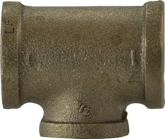 44327LF Midland Lead Free Reducing Branch Tee Fitting - 2" Female Pipe x 2" Female Pipe x 1/2" Female Pipe - Bronze