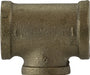 44327LF Midland Lead Free Reducing Branch Tee Fitting - 2" Female Pipe x 2" Female Pipe x 1/2" Female Pipe - Bronze