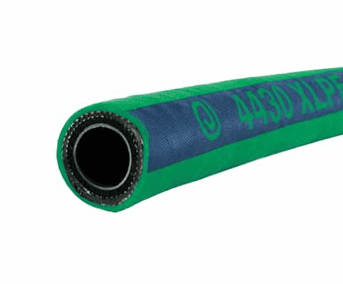 4430-0250-100 by Jason Industrial | 4430 Series | Cross-Linked Suction Hose | 150 PSI | 2-1/2" ID | 3.19" OD | Green | Polyethylene | 100ft