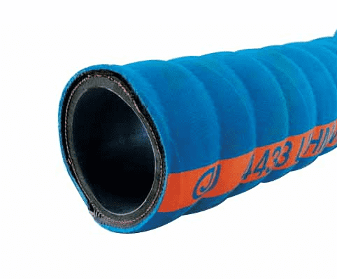 4433-0125-100 Jason Industrial 4433 UHMWPE Chemical Suction Hose - Blue - 200 PSI - 1-1/4" ID - 1.77" OD - 100ft