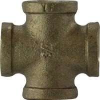 44394LF (44-394LF) Midland Lead Free Cross Fitting - 3/4" Female Pipe x 3/4" Female Pipe x 3/4" Female Pipe x 3/4" Female Pipe - Bronze