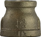 44437LF (44-437LF) Midland Lead Free Reducing Coupling Fitting - 3/4" Female Pipe x 3/8" Female Pipe - Bronze