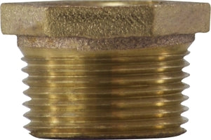 44539 (44-539) Midland Hex Bushing - 3" Female Pipe x 2-1/2" Male Pipe - Bronze