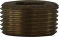 44638 (44-638) Midland Square Drive Countersunk Plug - 2" Male Pipe - Bronze