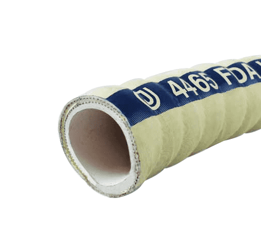 4465-0300-100 by Jason Industrial | 4465 Series | FDA Liquid Food Suction Hose | 150 PSI | 3" ID | 3.56" OD | White | 100ft