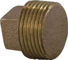 44674 (44-674) Midland Solid Square Head Plug - 3/4" Male Pipe - Bronze