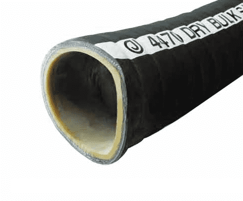 4470-0250-100 by Jason Industrial | 4470 Series | Bulk Material Suction Hose | 75 PSI | 2-1/2" ID | 3.11" OD | Black | NR/SBR | 100ft