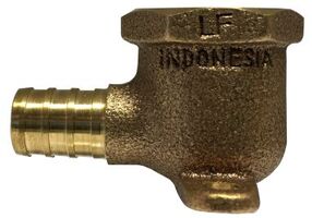 44845LF Midland Lead Free Drop Ear 90° Elbow Fitting - 1/2" PEX x 1/2" Female Pipe - Bronze