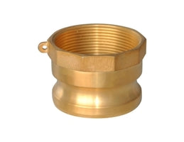 CGA-125-B1 Midland Cam and Groove - Part A - 1-1/4" Male Adapter x 1-1/4" Female NPT - Brass