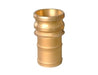 CGE-300-B1 Midland Cam and Groove - Part E - 3" Male Adapter x 3" Hose Shank - Brass