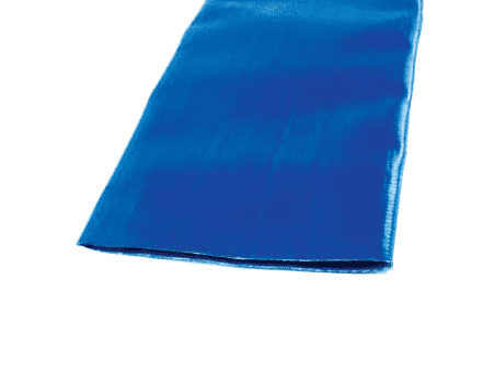 4502-4000 by Jason Industrial | 4502 Series | Water Discharge Hose | 70 PSI | 4" ID | 0.062" Wall Thickness | Blue | PVC | 300ft