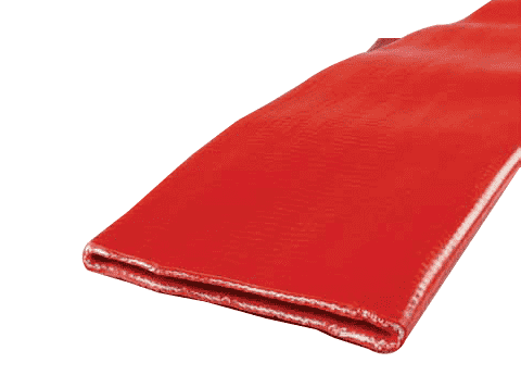 4515-4000 by Jason Industrial | 4515 Series | Water Discharge Hose | Heavy Duty | 125 PSI | 4" ID | 0.110" Wall Thickness | Red | PVC | 300ft