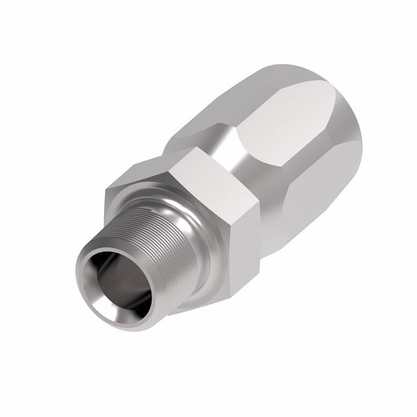 458-12-16S Aeroquip by Danfoss | Male Pipe Railroad Air Brake Reusable Hose Fitting | -12 Male Pipe x -16 Reusable Hose End | Steel