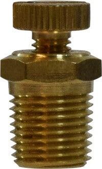 46048 (46-048) Midland Tank Valve / Needle Valve Fitting - Multipurpose Air Vent - 1/8" Male Pipe - Brass