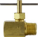 709135-04 Midland Lead Free Needle Valve - 1/4" Female Pipe x 1/4" Male Pipe - Brass