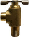 46089A (46-089A) Midland Drain Cock Fitting - Bibb Valve - 1/4" Male Pipe - Industry #6660 - Brass