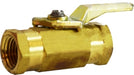 46440 (46-440) Midland Miniature UL Two Way Ball Valve - 1/4" Female Pipe x 1/4" Female Pipe - Brass