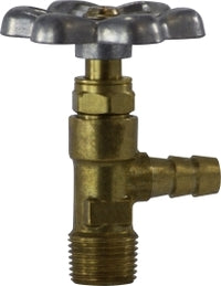 46450 (46-050) Midland Specialty Valve Fitting - Truck Valve - 3/8" Hose Barb x 3/8" Male Pipe - Brass