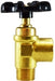 46465 (46-065) Midland Specialty Valve Fitting - Truck Valve - 3/8" Female Pipe x 3/8" Male Pipe - Brass