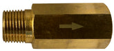 46523 (46-523) Midland Marine Fitting - Anti-Siphon Valve - 1/4" Male Pipe x 1/4" Female Pipe - Brass