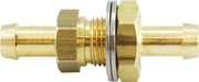 46541 (46-541) Midland Marine Bulkhead Fitting - 3/8" Hose ID - 2.37" Length - Brass