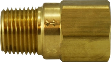 46576 (46-576) Midland Check Valve (500 PSI) - 1/4" Male Pipe x 1/4" Female Pipe - Brass