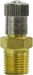 46620 (46-620) Midland Pneumatic Tank & Vent Valve - 1/8" NPT x Inflation Needle Thread - 0.9" Long Spring Core - Brass