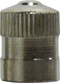 46631 (46-631) Midland Pneumatic Tank Valve Cap - Short Nickel Plated Dome Cap