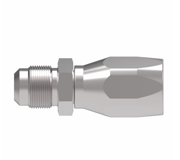 4725-16S Aeroquip by Danfoss | Male 37° JIC Flare 100R2 Skive Style Reusable Hose Fitting | -16 Male 37° JIC Flare x -16 Reusable Hose End | Steel