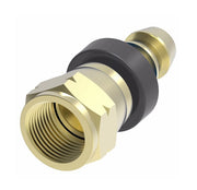 4739-6B Aeroquip by Danfoss | Male SAE 45° Socketless Reusable Hose Fitting | -06 Male Pipe x -06 Push-On Hose Barb | Brass