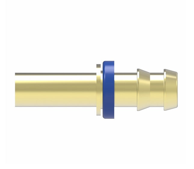 4750-8B Aeroquip by Danfoss | Compression Type Socketless Reusable Hose Fitting | -08 Tube x -08 Push-On Hose Barb | Brass